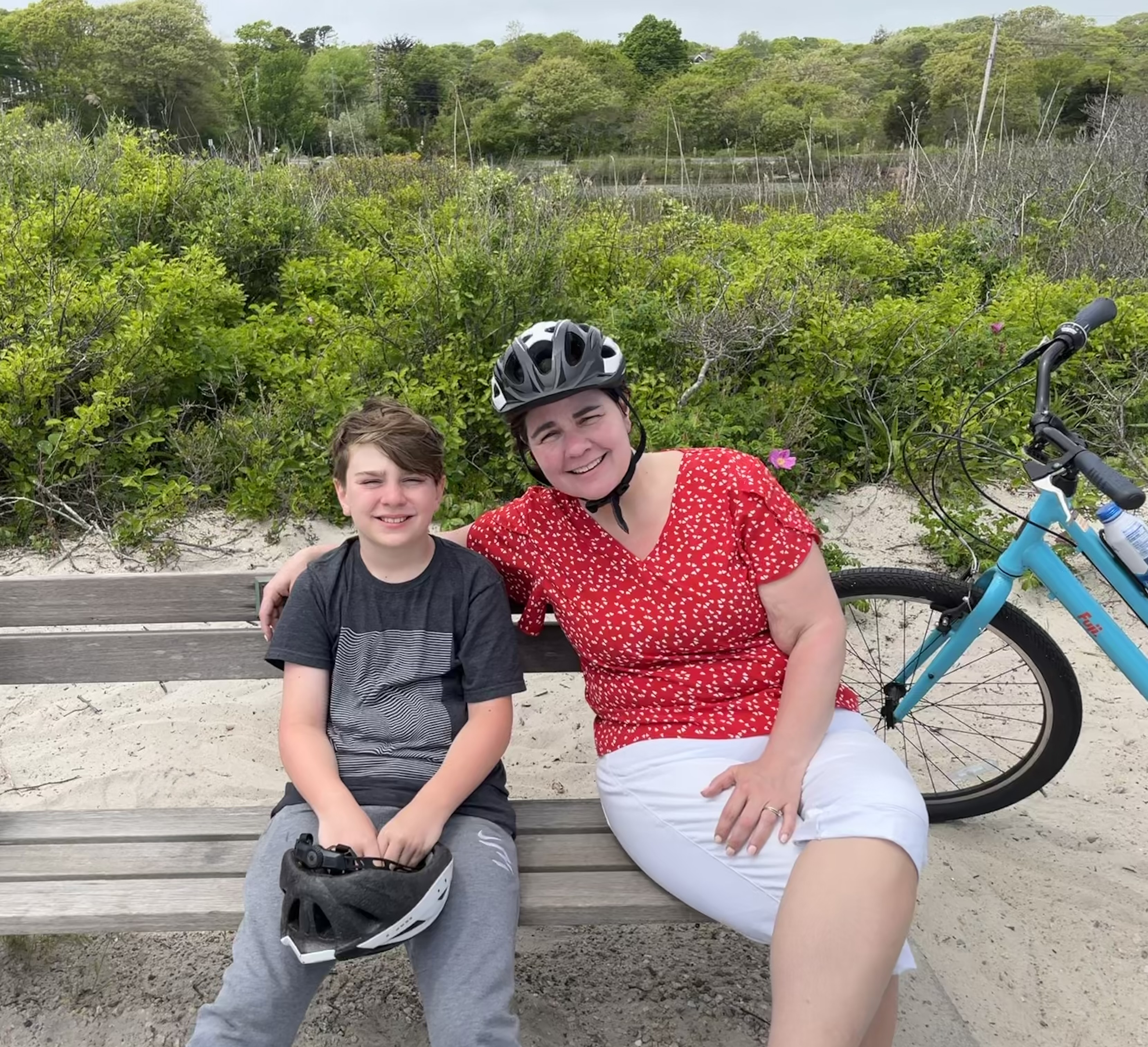 Laura and her son